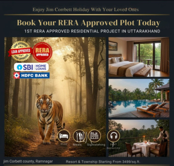 1st rera approved residential plot at Ramnagar uttrakhand
