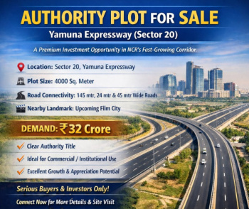 Residential Plot for Sale in Sector 20, Greater Noida (4000 Sq. Meter)