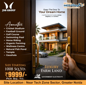 2.5 BHK Farm House for Sale in Techzone, Greater Noida (1008 Sq. Yards)