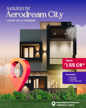 3 BHK Villa for Sale in Jagatpura, Jaipur (1725 Sq.ft.)