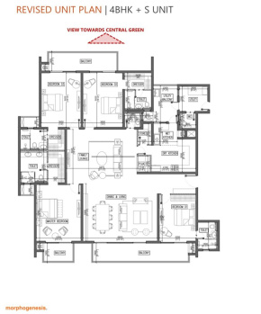 4 BHK Luxurious Flat For Sale in Gillco Meraqui
