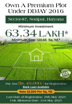 Residential Plot for Sale in Murthal, Sonipat (120.65 Sq. Yards)
