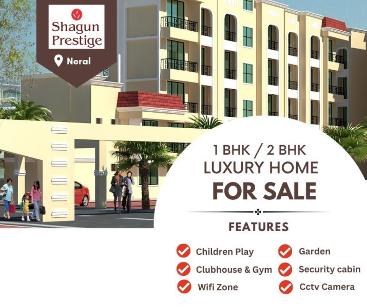 1 RK Flats & Apartments for Sale in Neral, Mumbai