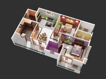 2 BHK Flat for Sale near Puthiyakavu – ₹57 Lakh