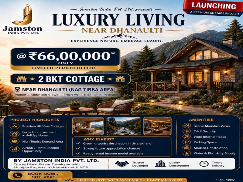 900 Sq.ft. Studio Apartments for Sale in Dhanaulti, Tehri Garhwal