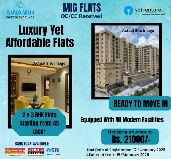 2 BHK Flats & Apartments For Sale In Omex City, Jaipur (1072 Sq.ft.)