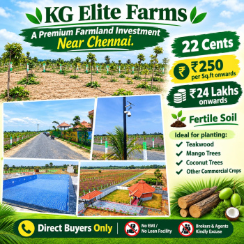 Agricultural/Farm Land for Sale in Orikkai, Kanchipuram (9600 Sq.ft.)