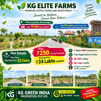 Organic farming land for sale near chengalpattu