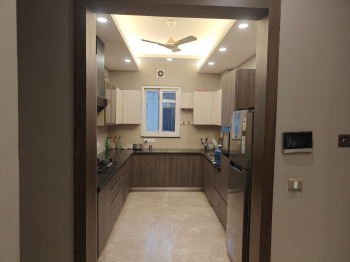3bhk builder floor with modular kitchen and all wooden work done with AC fitting