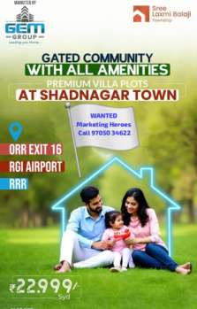 Residential Plot for Sale in Shadnagar, Hyderabad (165 Sq. Yards)