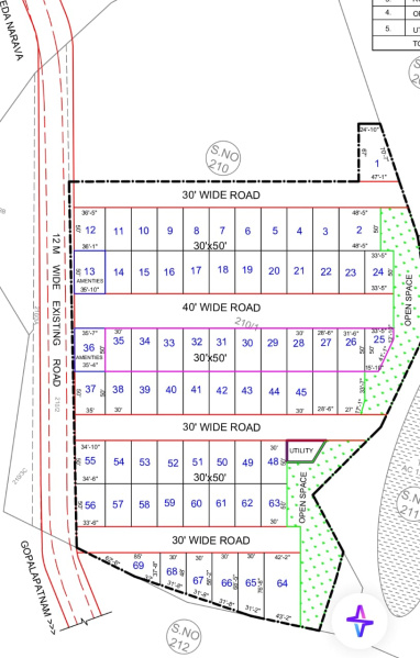 Vizag City, Gopalapatnam Loacatio VUDA Permitted With Loan Facility