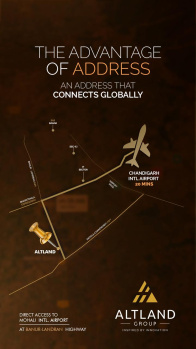 3 BHK Flats & Apartments for Sale in Landran Banur Road, Mohali (1663 Sq.ft.)