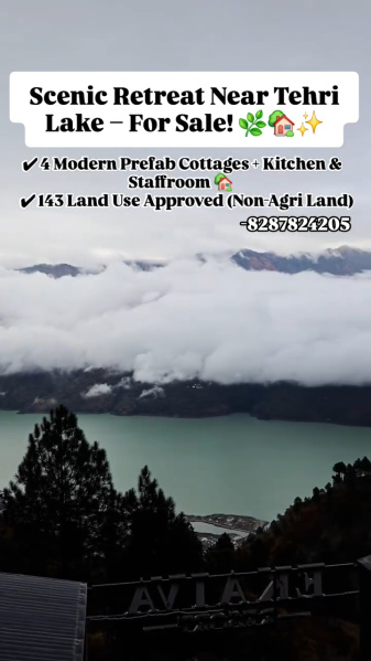 Hotel & Restaurant for Sale in Tehri, Tehri Garhwal (1800 Sq. Yards)