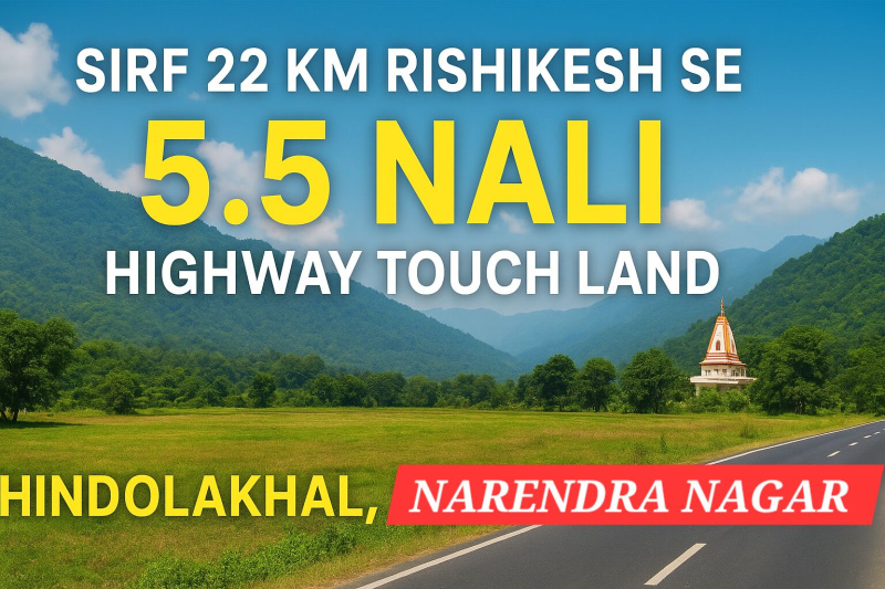 Agricultural/Farm Land for Sale in Narendra Nagar, Rishikesh (11880 Sq.ft.)