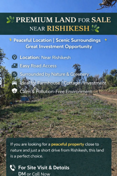 Agricultural/Farm Land for Sale in Narendra Nagar, Rishikesh (3600 Sq. Yards)
