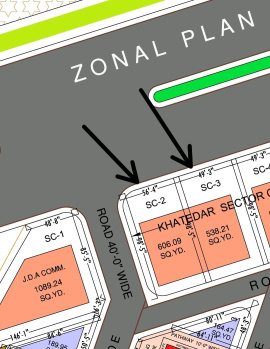 Ajmer road Jda approved 200 foot sector road commercial plot sell