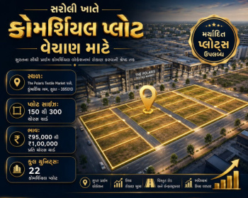 Commercial Lands /Inst. Land for Sale in Saroli, Surat (150 Sq. Yards)