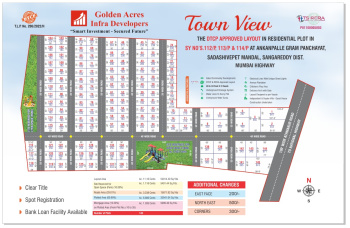 Residential Plot for Sale in Sadasivpet, Sangareddy (183.33 Sq. Yards)