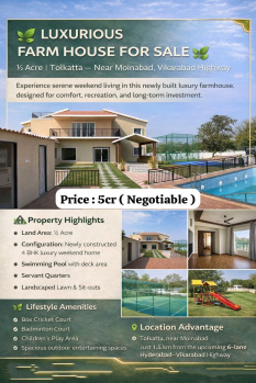 Property for sale in Moinabad, Hyderabad