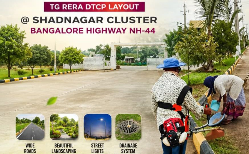225 Sq. Yards Residential Plot for Sale in Shadnagar, Hyderabad