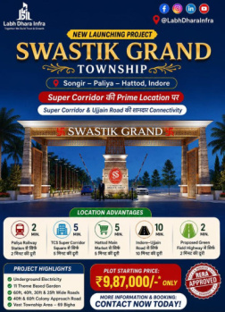 Residential Plot for Sale in Super Corridor, Indore (600 Sq.ft.)