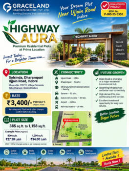 Residential Plot for Sale in Dharampuri, Indore (385 Sq.ft.)