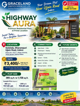 Residential Plot for Sale in Dharampuri, Indore (1158 Sq.ft.)