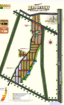 Rs 18000 per square yard at Bhogapuram