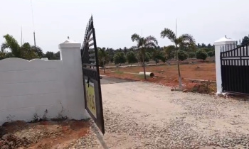 Highway facing commercial plot at Bhogapuram