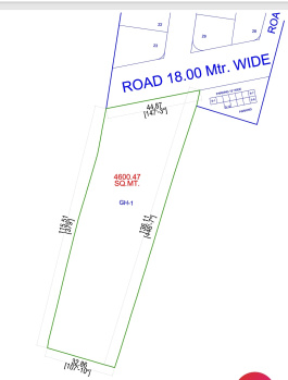 Residential Plot For Sale In Beelwa, Jaipur (4512.67 Sq. Meter)