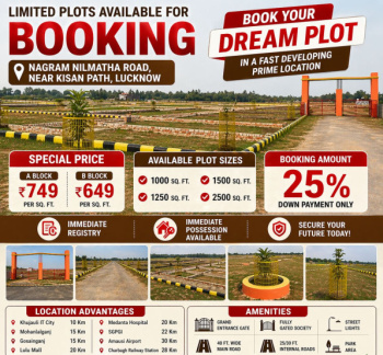 Plot for Sale Near Lucknow Raebareli Highway Mohanlalganj