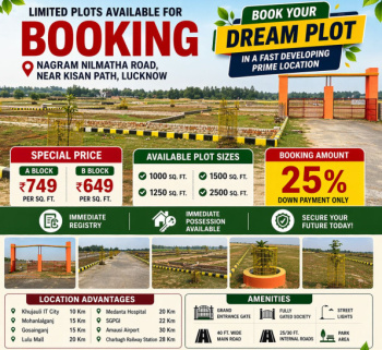 Affordable Plots Near Nagram Nilmatha Road Lucknow