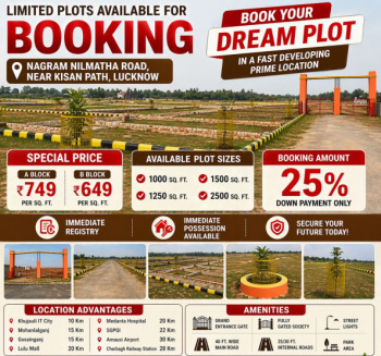 Best Investment Plots Near Raebareli Highway Lucknow
