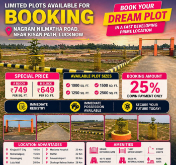 Gated Society Plots Near Mohanlalganj Lucknow