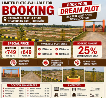Buy Residential Plot Near Khujauli IT City Lucknow