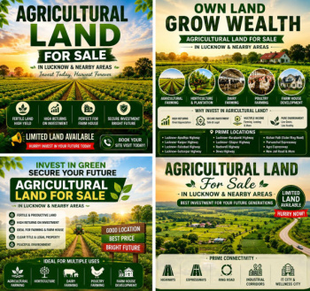 Buy Agricultural Land in Fast Growing Areas of Lucknow