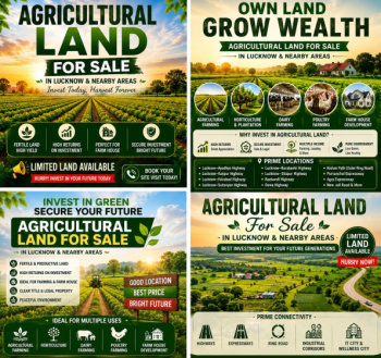Turn Land into Wealth – Invest Near Lucknow Today
