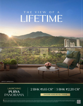 2 BHK Flats & Apartments for Sale in Ghodbunder Road, Thane (716 Sq.ft.)