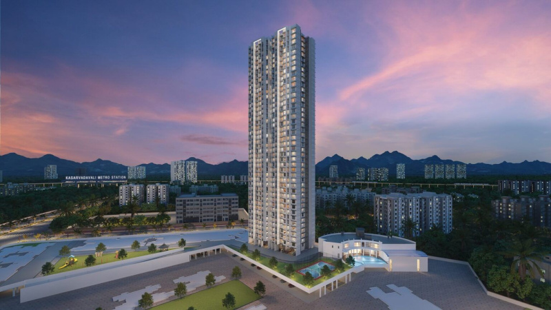 1 BHK Flats & Apartments for Sale in Ghodbunder Road, Thane