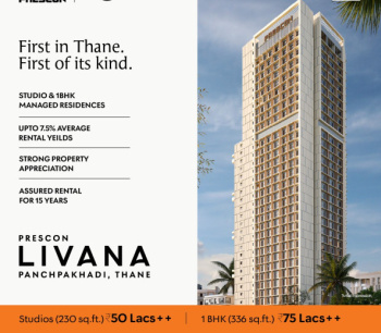 Flats & Apartments for Sale in Panchpakhadi, Thane (400 Sq.ft.)
