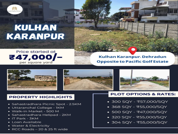 Residential Plot For Sale In Kulhan, Dehradun, Dehradun (300 Sq. Yards)