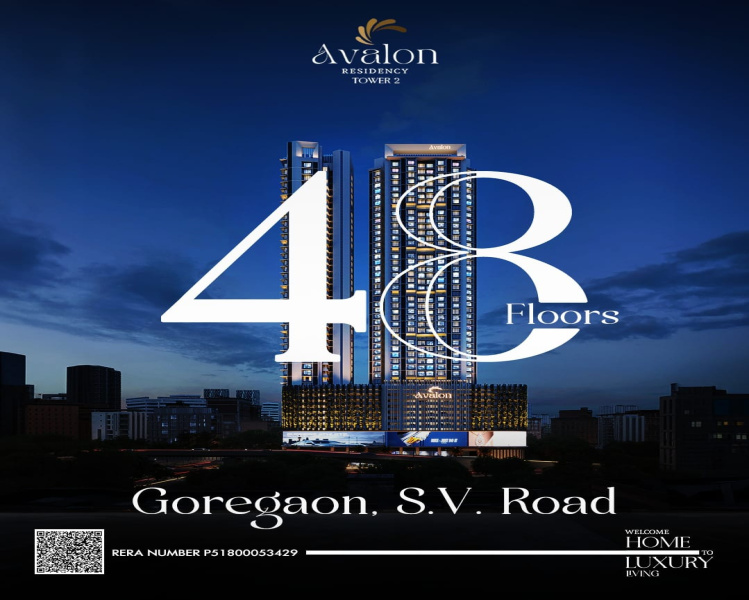 Flats & Apartments for Sale in Goregaon West, Mumbai (800 Sq.ft.)