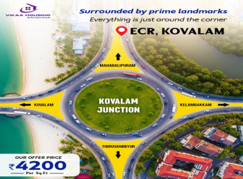 RESIDENTIAL VILLA PLOTS SALE AT IN KOVALAM