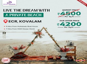RESIDENTIAL VILLA PLOTS SALE IN ECR KOVALAM