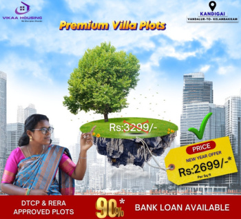 Residential Plot for Sale in Kandigai, Chennai (1200 Sq.ft.)