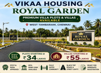 Residential Plot for Sale in West Tambaram, Chennai (1180 Sq.ft.)