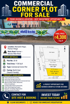 Commercial Lands /Inst. Land for Sale in Ponmar, Chennai (1126 Sq.ft.)