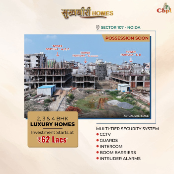 2 BHK Flats & Apartments for Sale in Sector 107, Noida (1050 Sq.ft.)