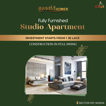 530 Sq.ft. Studio Apartments For Sale In Sector 107, Noida