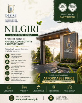 Residential Plot for Sale in Ajmer Road, Jaipur (344 Sq. Yards)